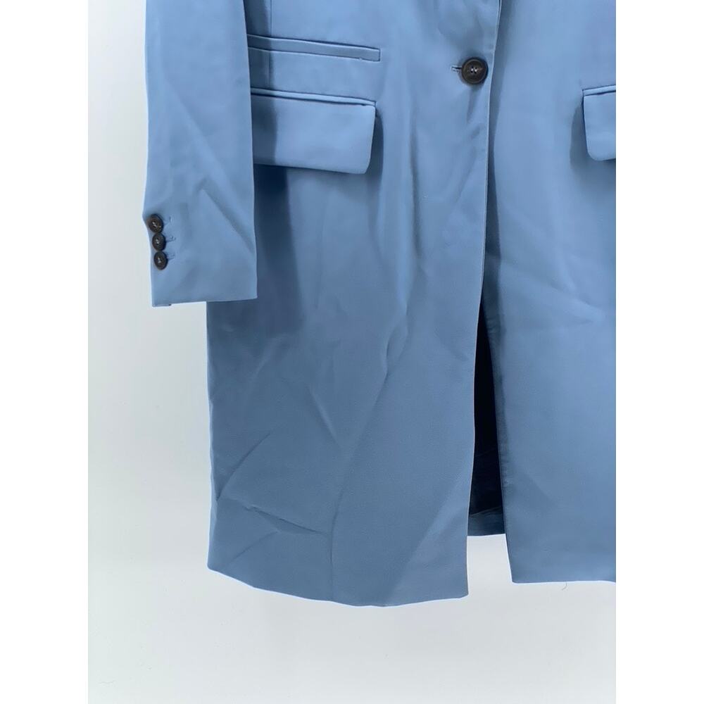 Zara Basic Women’s Blue Single-Button Long Sleeve… - image 5